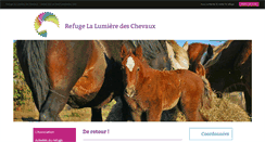 Desktop Screenshot of lalumieredeschevaux.com